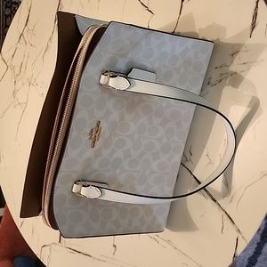 White coach purse